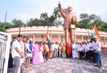 CG DRUG-FREE INDIA: अंबेडकर चौक से शारदा चौक तक निकली पदयात्रा, नशे के खिलाफ जनजागरण की हुंकार!